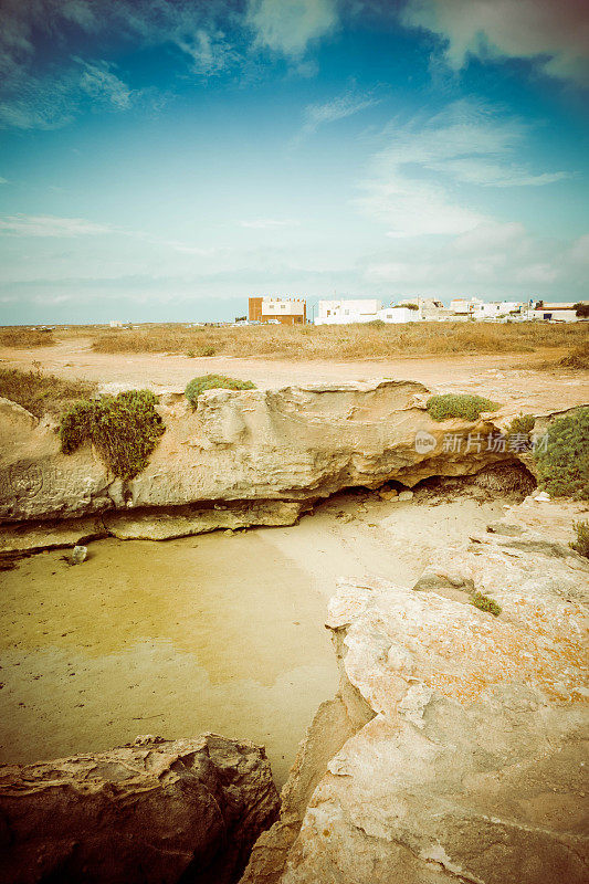 Favignana, Aegadian群岛，意大利西西里岛